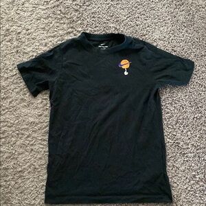 Nike Tune Squad Black Tee with Orange and White Graphic